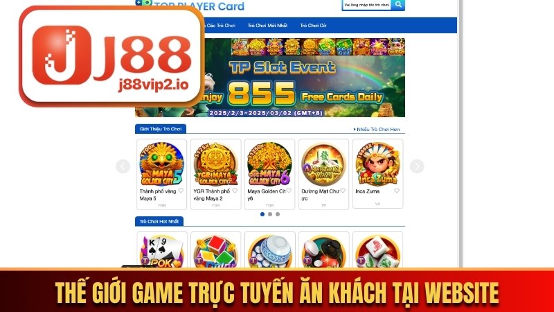 J88vip2 Club - Thiên Đường Game Trực Tuyến Không Thể Bỏ Lỡ 4 Thế giới game trực tuyến ăn khách tại website